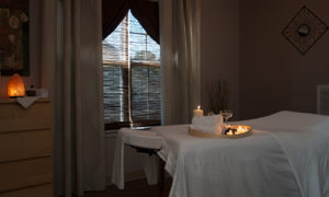 Relaxing massage room